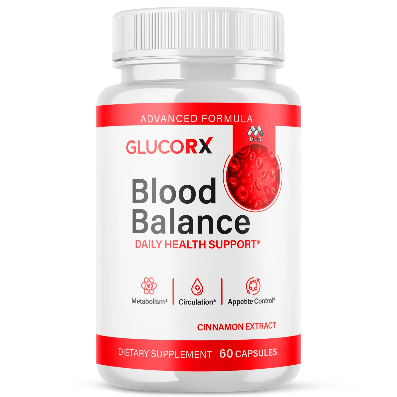 GlucorX Bottle – Natural Blood Sugar Balance & Metabolic Support Formula