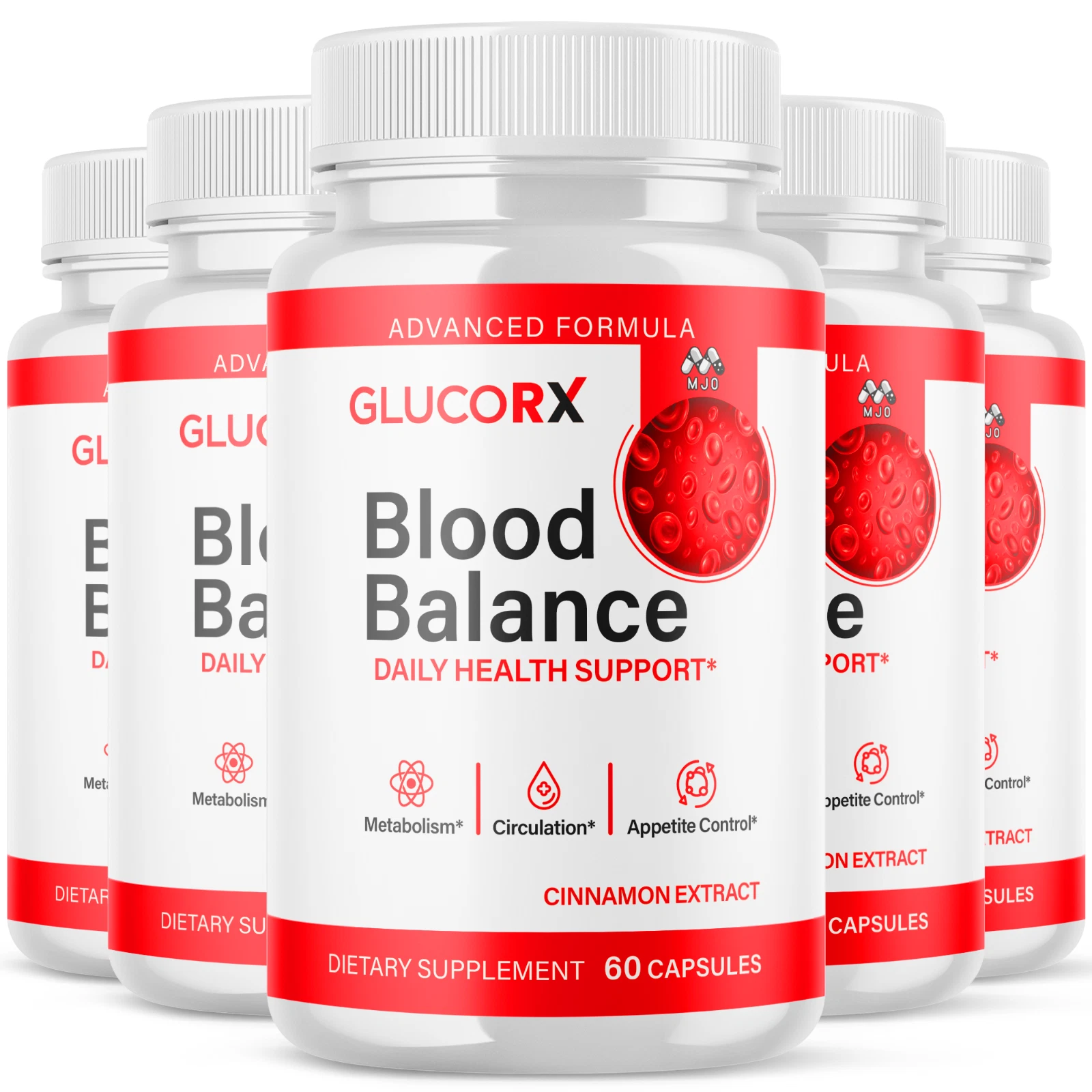 GlucorX 6 Bottle Bundle – Best Value Fat Burning Support